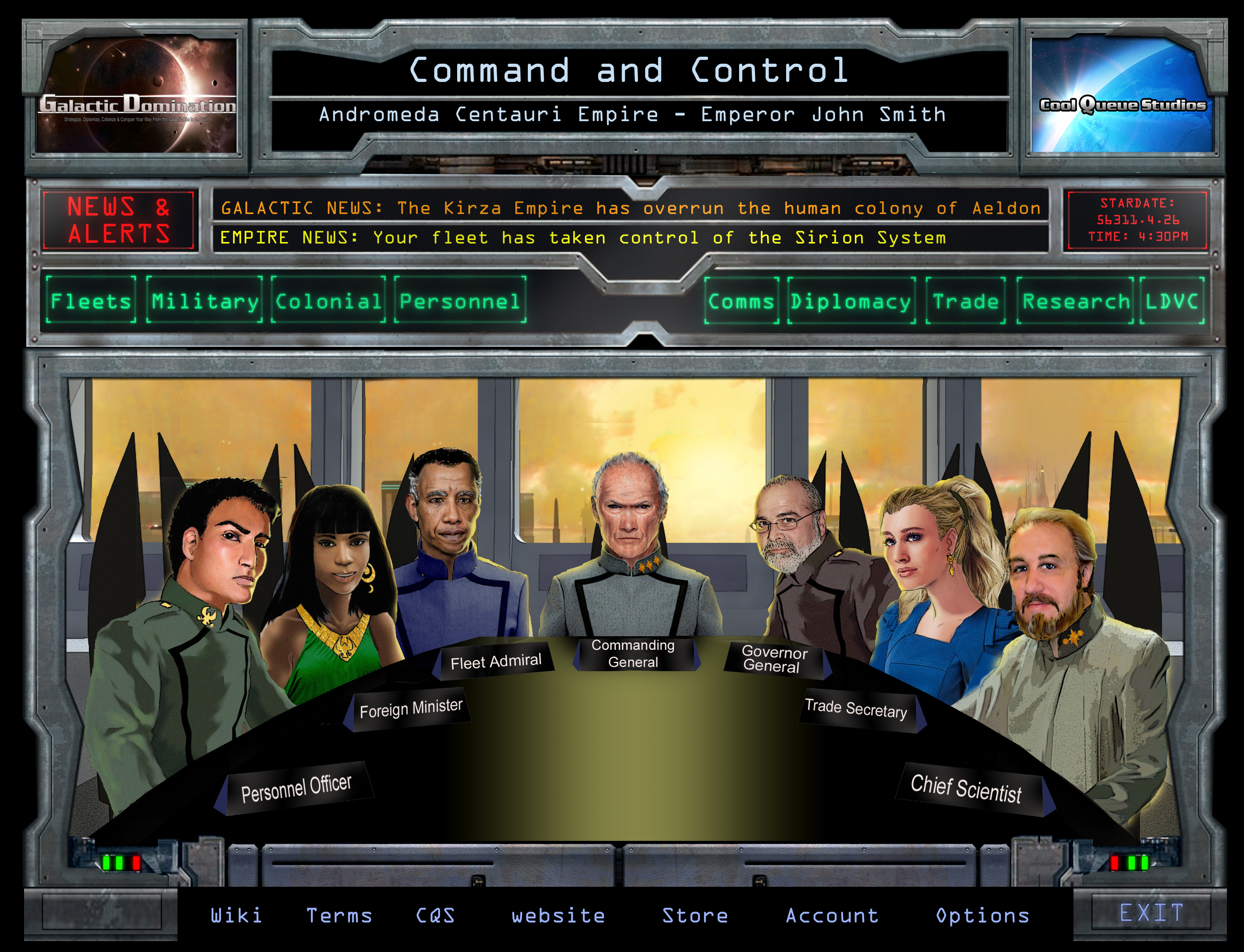 Galactic Domination Online Cool Queue Studios